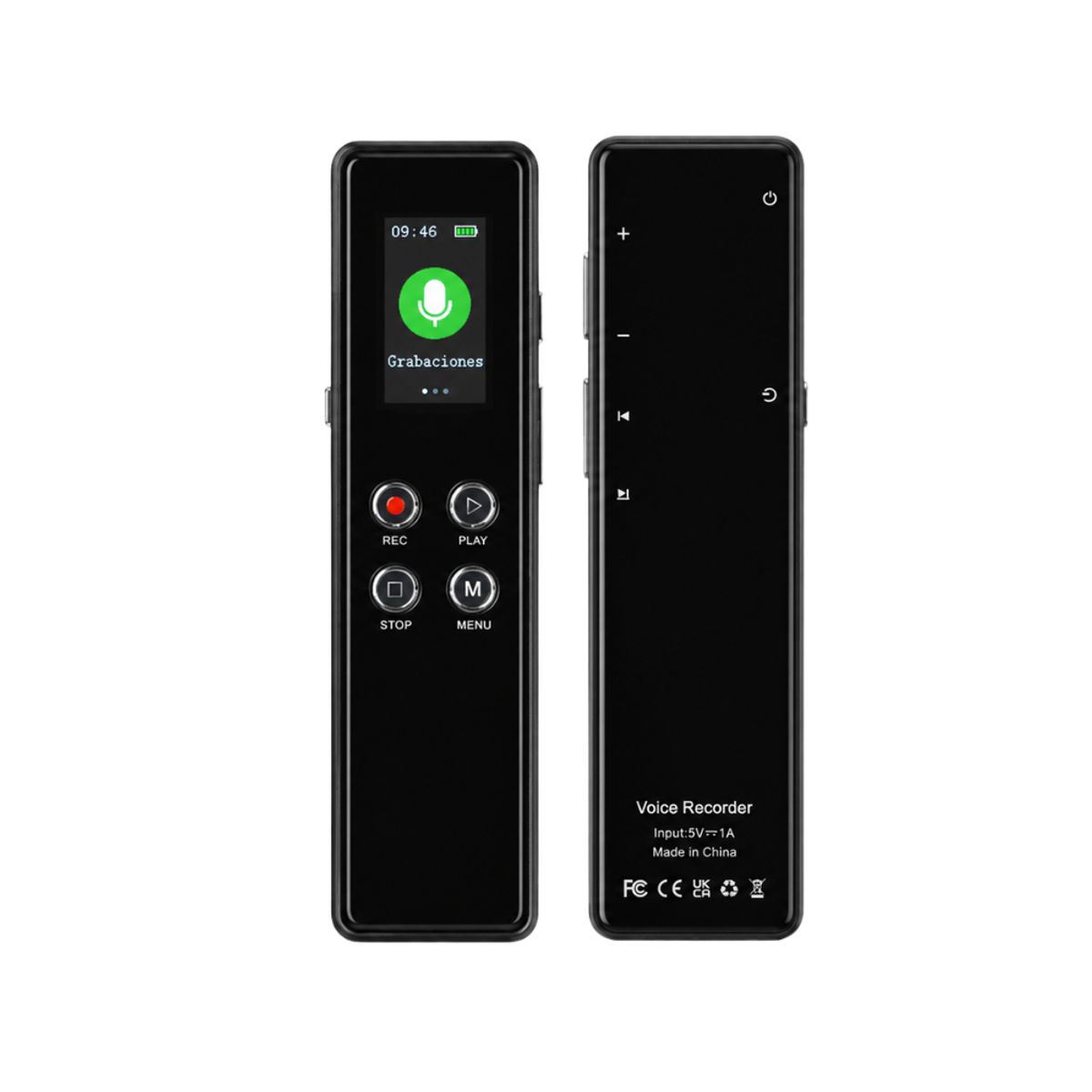 OEM - Grabador De Voz Digital Profesional 64 Gb Metalico Usb C