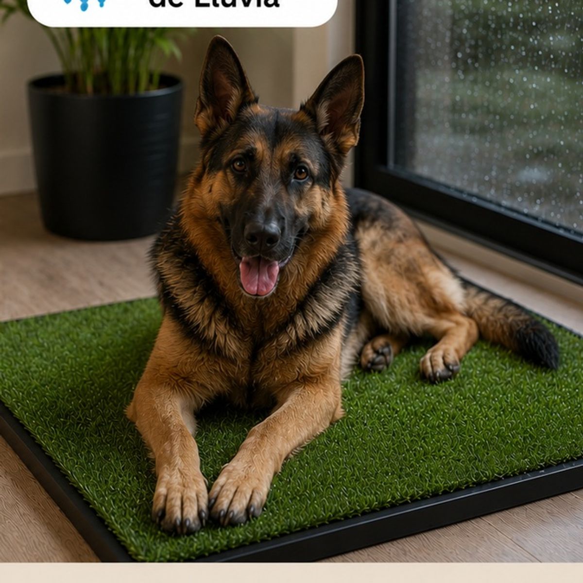 MOVI - Baño Ecológico XL para Perros y Mascotas con Césped Sintético Reutilizable