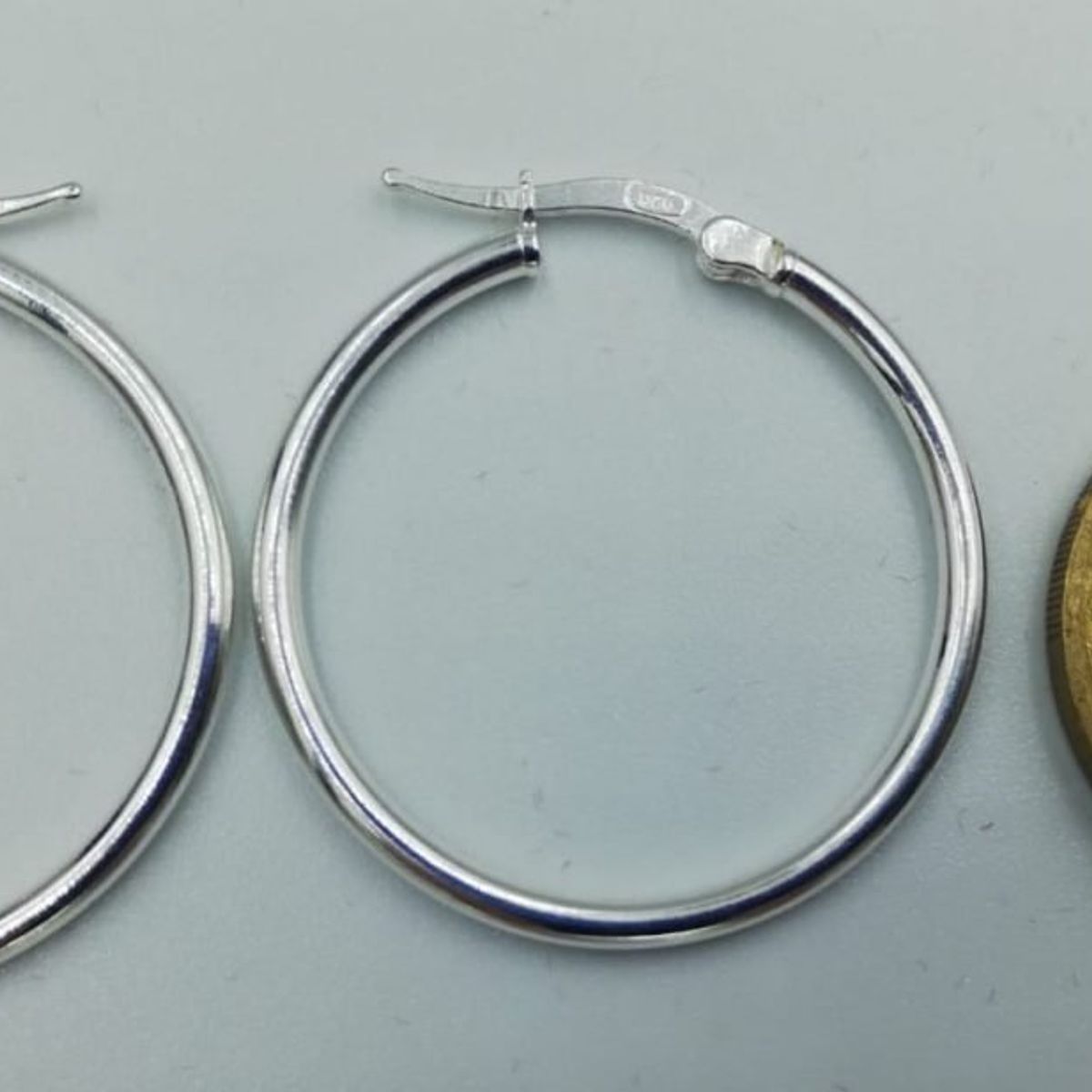 GENERICO - Aros Argolla Grandes Plata 925