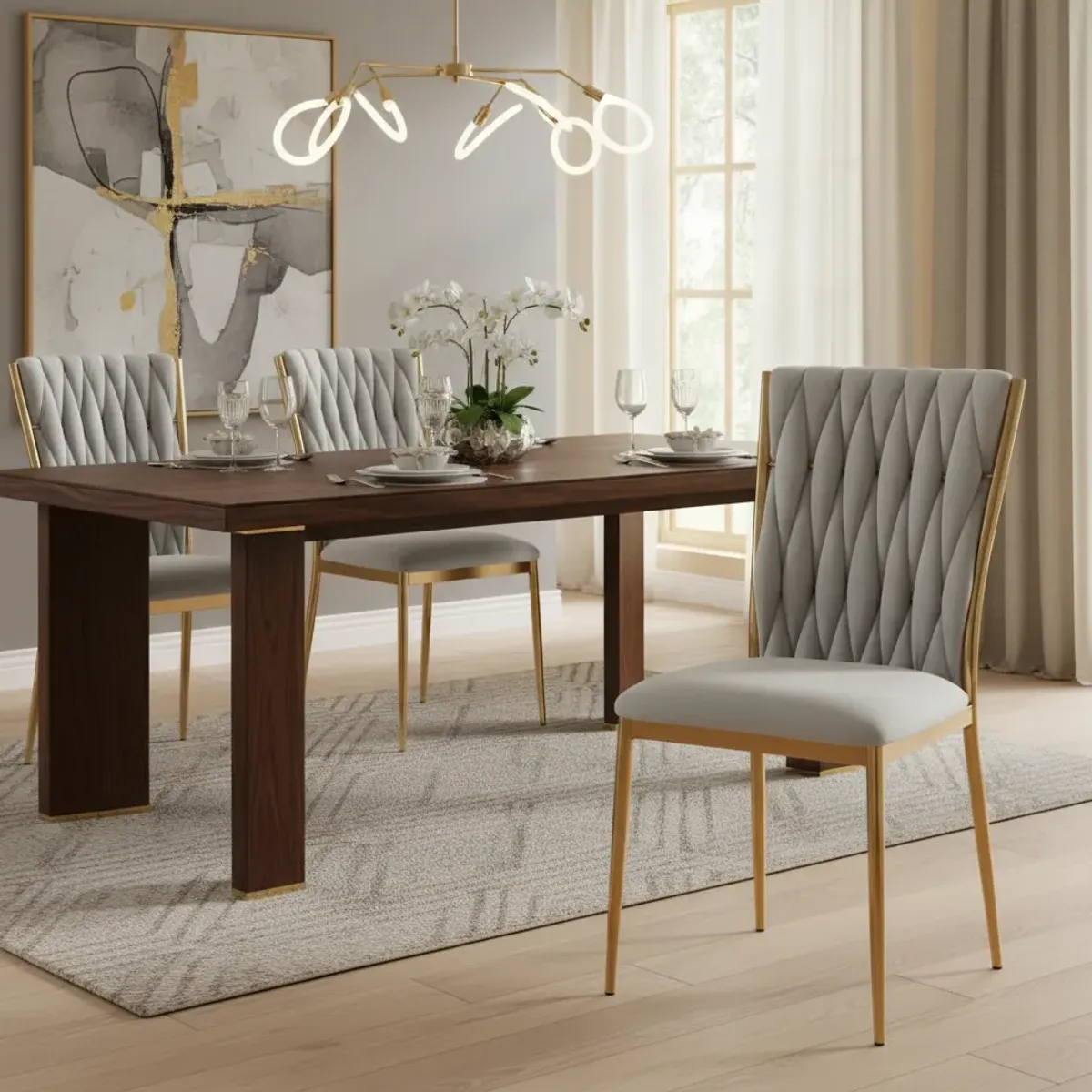 CORI CORI - Silla King Velvet Gold