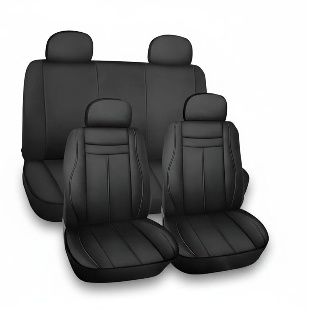 GENERICO - Funda De Asiento Ecocuero Universal Premium Cubre Asientos
