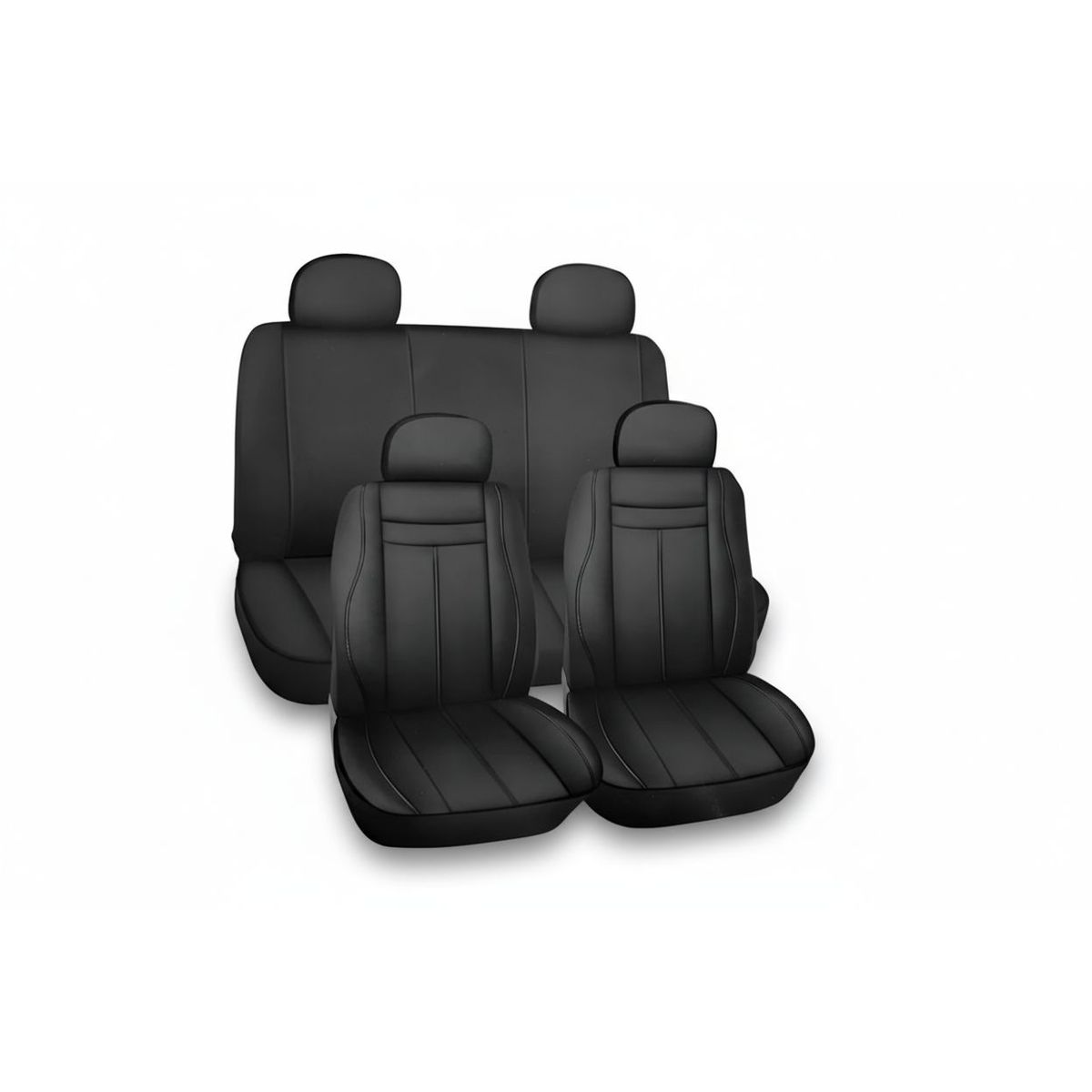 GENERICO - Funda De Asiento Ecocuero Universal Premium Cubre Asientos