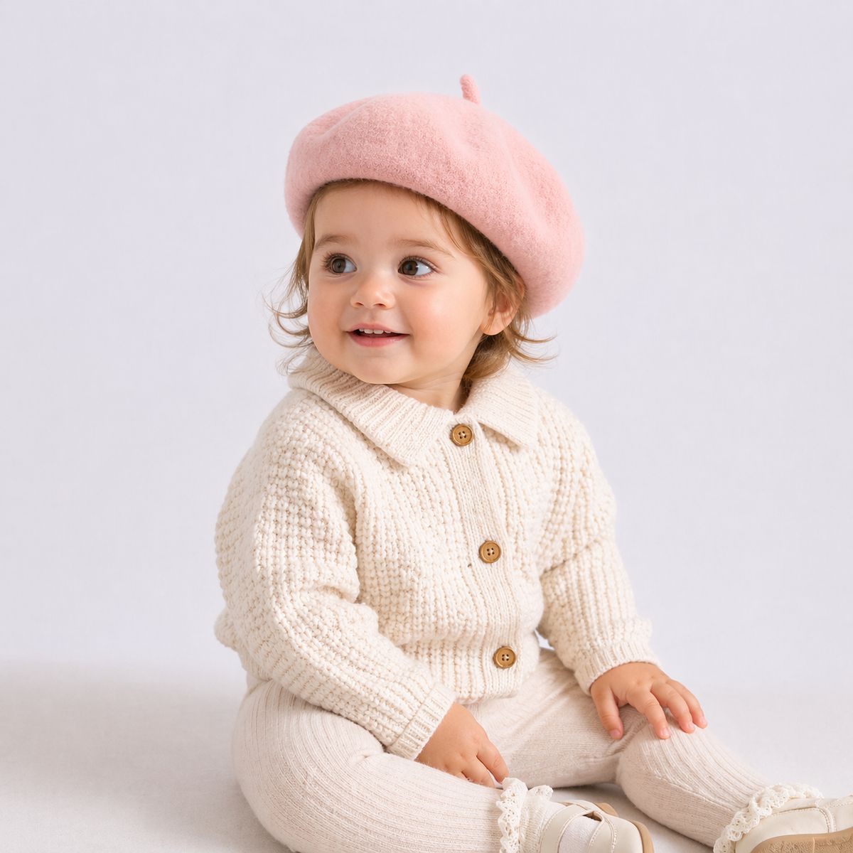 SENSIBLUE - Boina de Lana para Niña SensiBlue