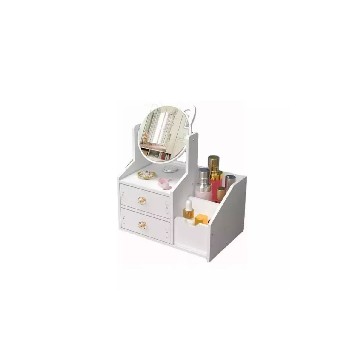 GENERICO - Organizador Cajón Maquillaje Espejo Diseño Orejas 1 Cajon