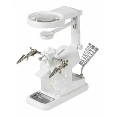 GENERICO - Luz Led Estación Cautin Ayuda Soldar Base 2x 4x Usb