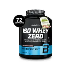GENERICO - BioTechUSA Iso Whey Zero 1816 g - 72 Servicios · Whey Isolate · Sin Azúcar y Gluten