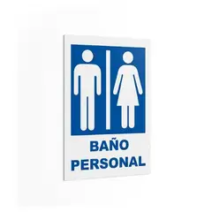 GENERICO - Señalética Corporativa y de Seguridad Integral BANO PERSONAL