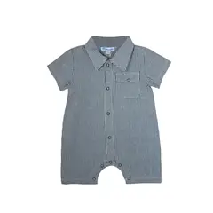 PUMUCKI - Bombacha Baby Boy 100% Algodón Manga Corta con Cuello