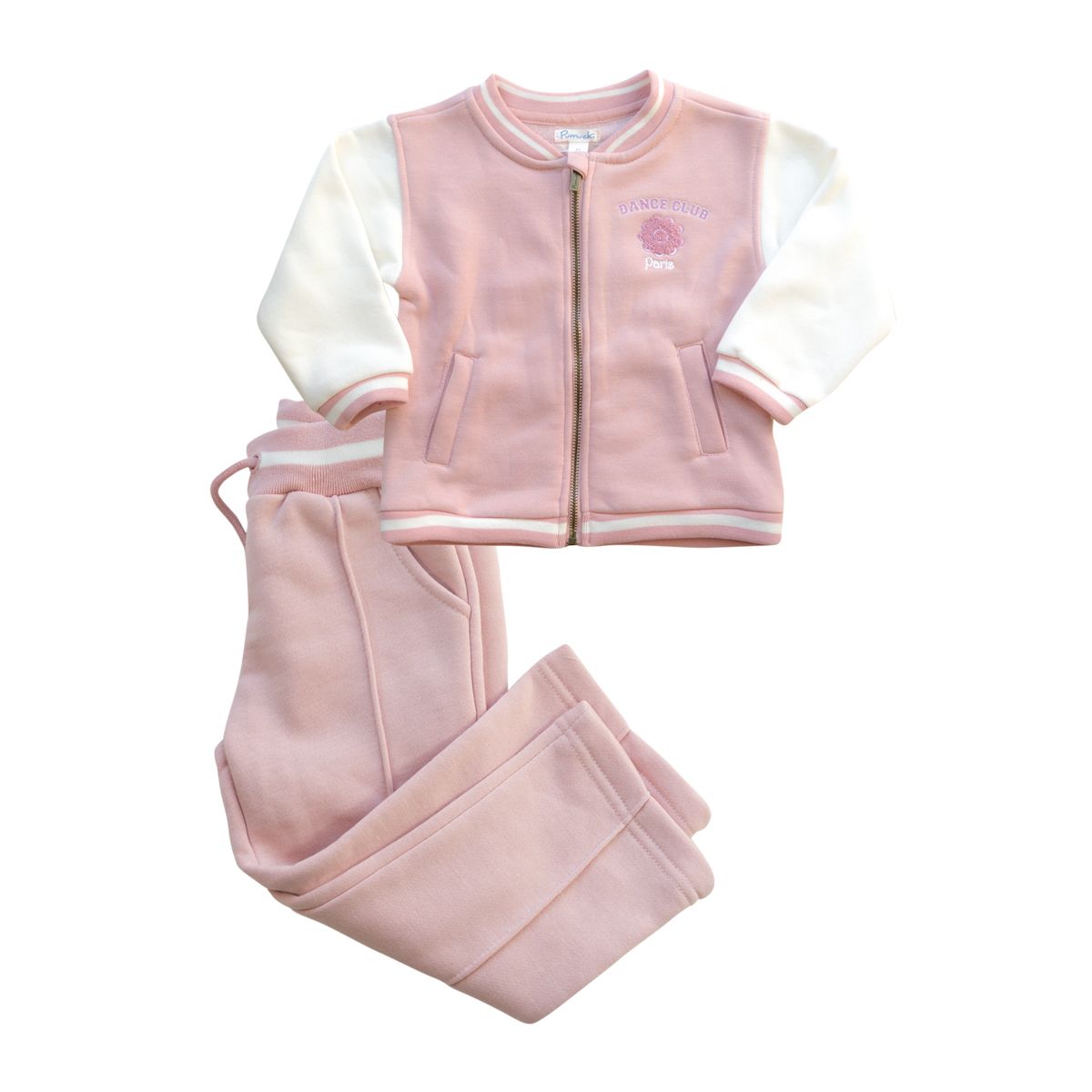 PUMUCKI - Buzo Rosa Flower Niña 2 Piezas Cómodo y Versátil