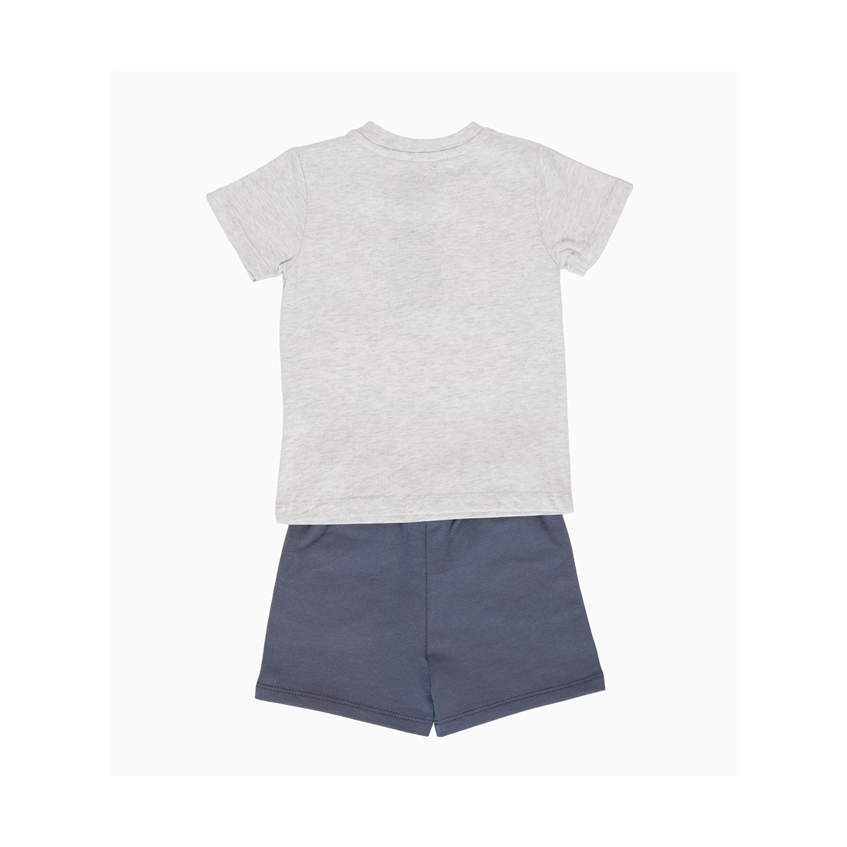 PUMUCKI - Conjunto Polera y Short Niño Estampado Palmera Verano