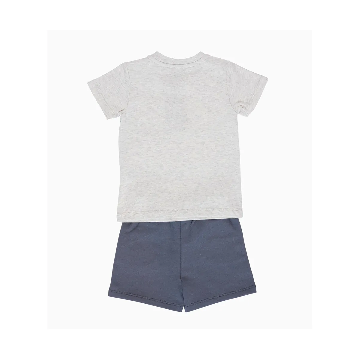 PUMUCKI - Conjunto Polera y Short Niño Estampado Palmera Verano
