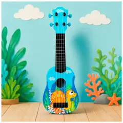 IRM - Guitarra para ninos ukelele infantil marino celeste