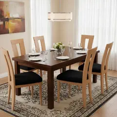 GENERICO - Set De 6 Fundas Para Asiento De Sillas Elasticadas Texturizada Cuadrille Color Negro