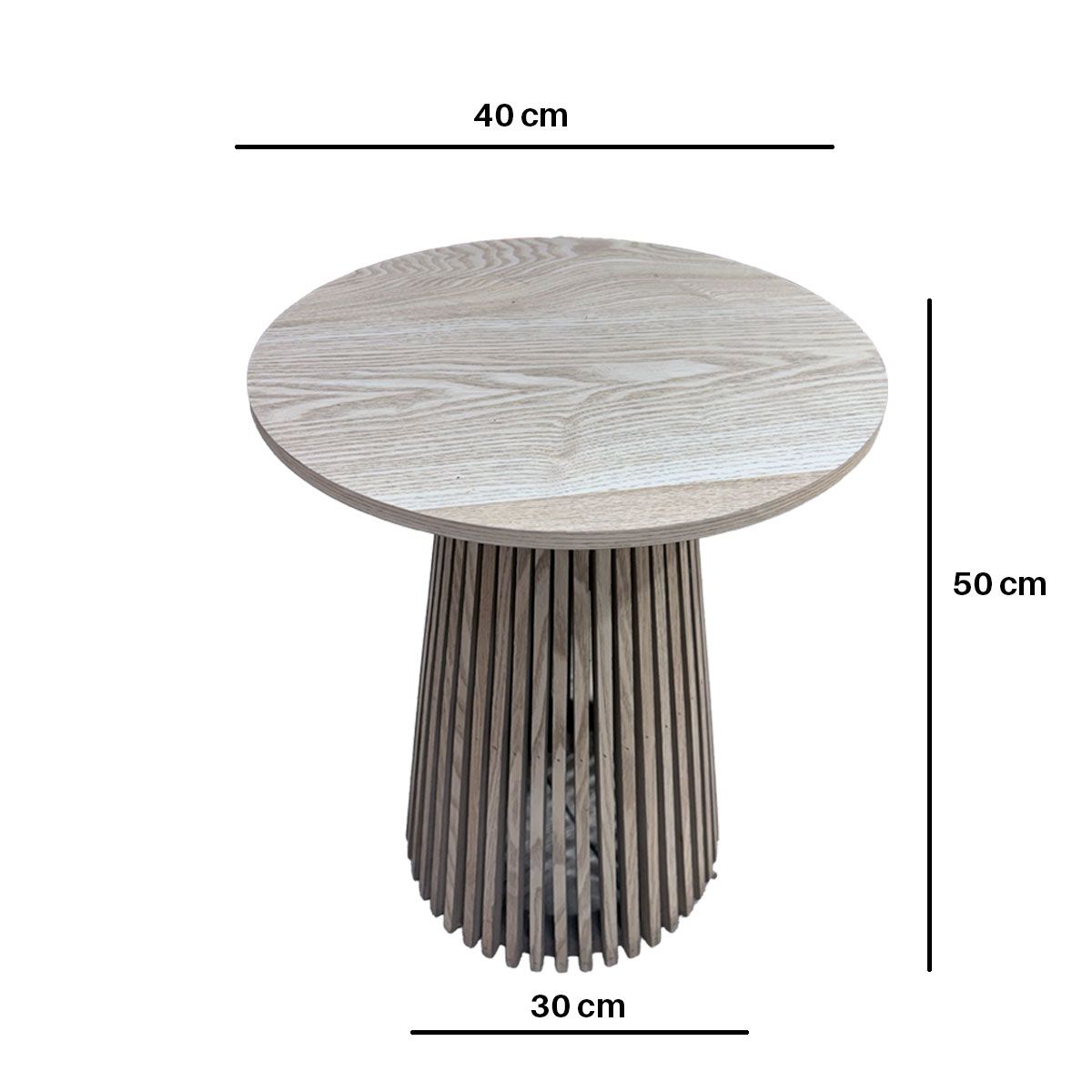 GENERICO - Mesa Lateral Auxiliar Decorativa