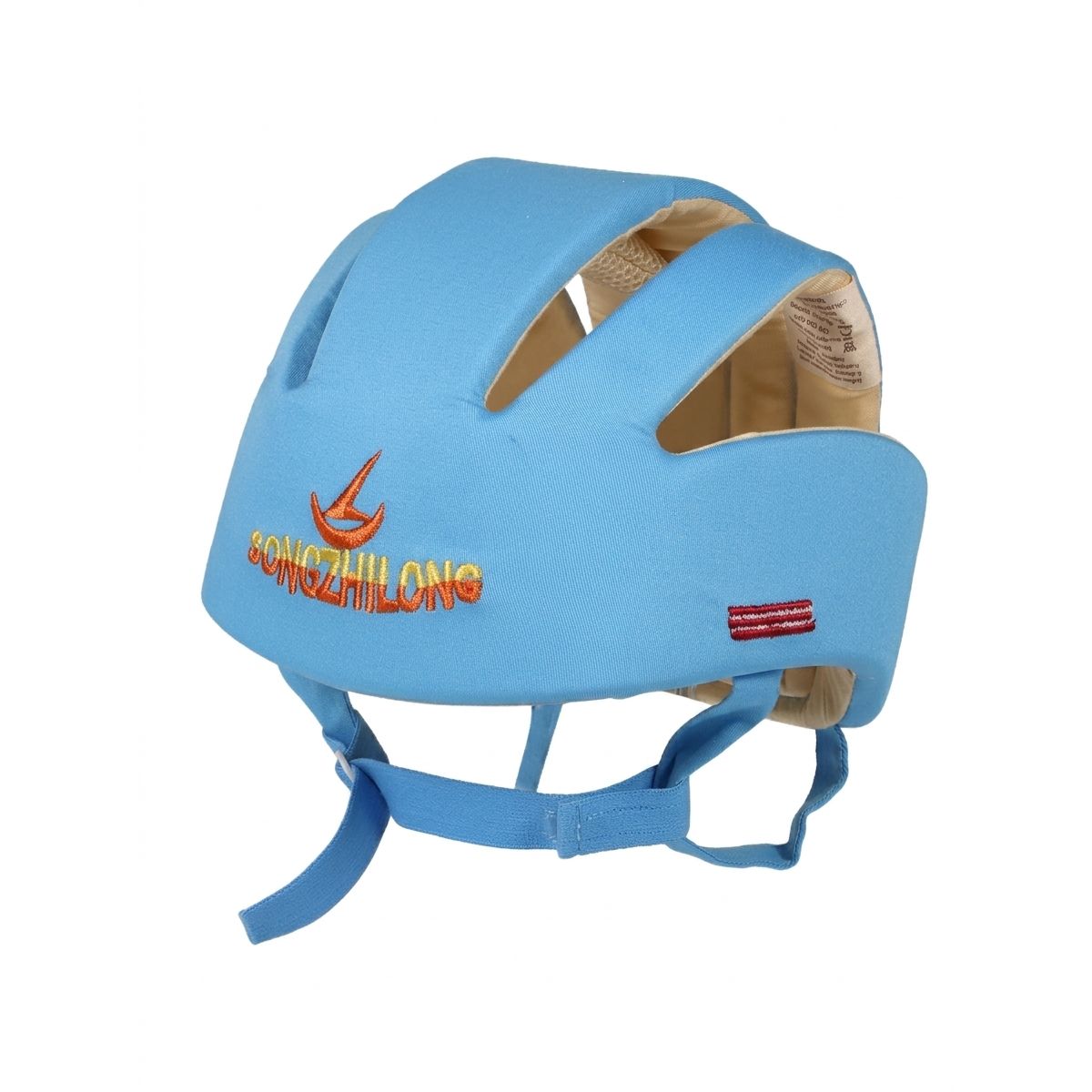 GENERICO - Casco Protector Antigolpe Bebe Gateo 6 Meses a 5 Anos Algodon 100 IXPE No Toxico Transpirable