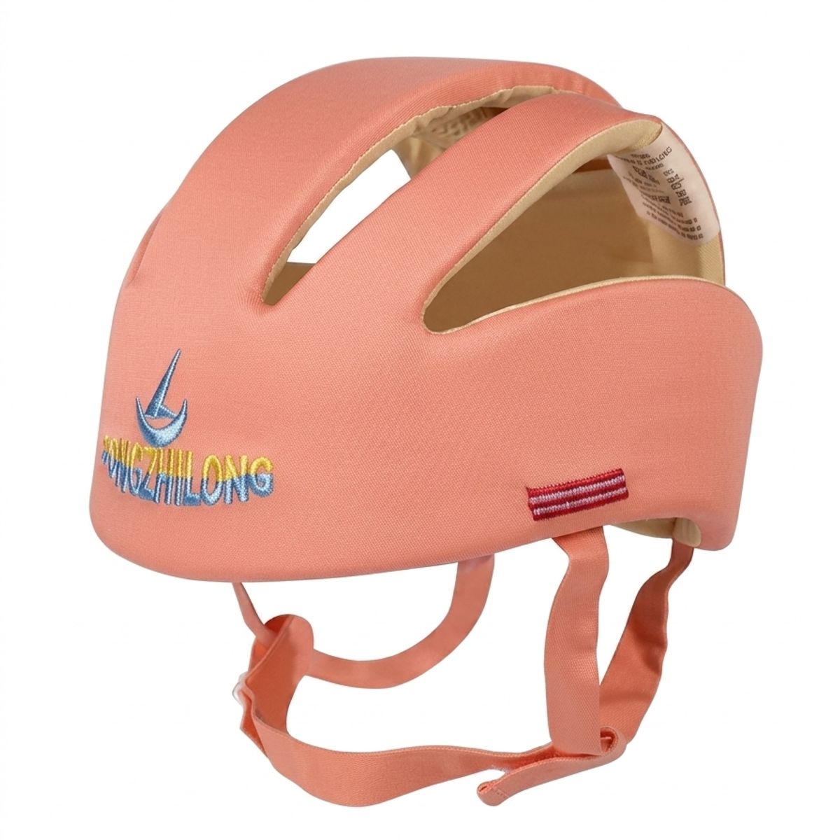 GENERICO - Casco Bebe Antigolpe Seguridad Algodon Puro Espuma IXPE Ajustable Gateo Primeros Pasos