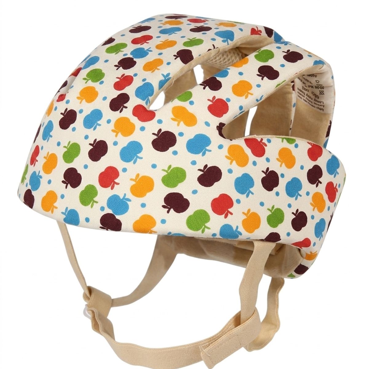 GENERICO - Casco Protector Cabeza Bebe Antigolpe Algodon IXPE Transpirable Ajustable 6m a 5 Anos