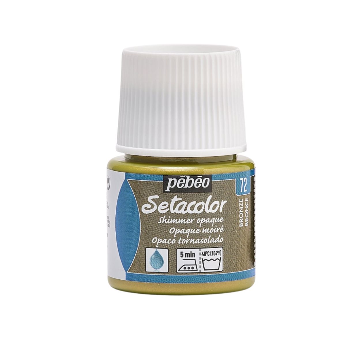PEBEO - Pintura Para Tela Frasco 45 Ml Setacolor Textil Pebeo Color 72 - Tornasol Bronce