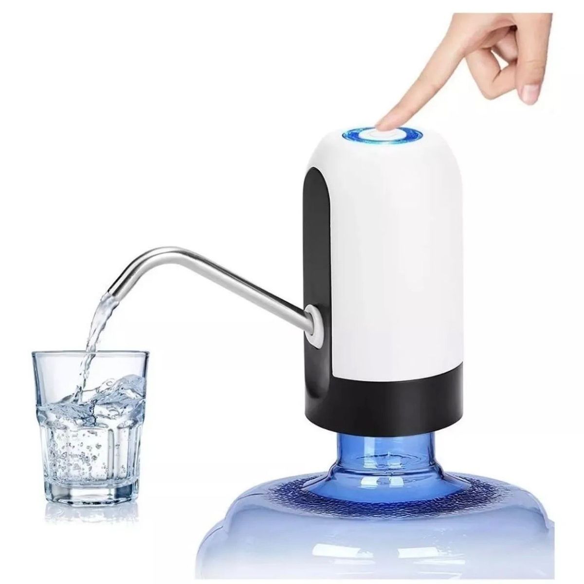 GENERICO - Dispensador Agua Electrónico Recargable Usb Botellon Bomba