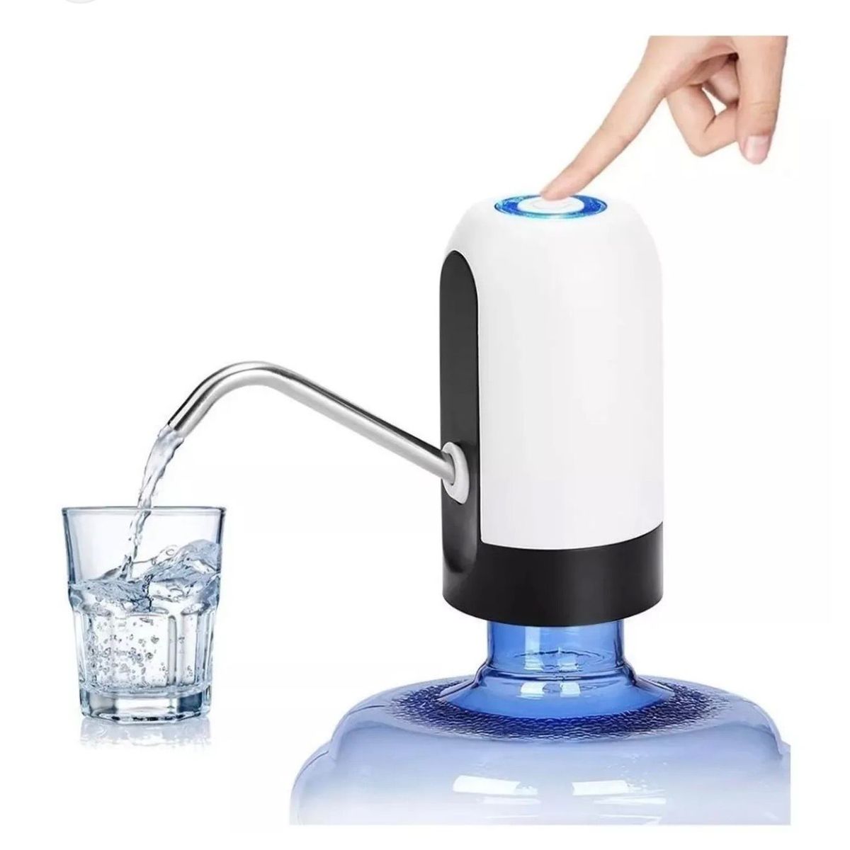 GENERICO - Dispensador Agua Electrónico Recargable Usb Botellon Bomba
