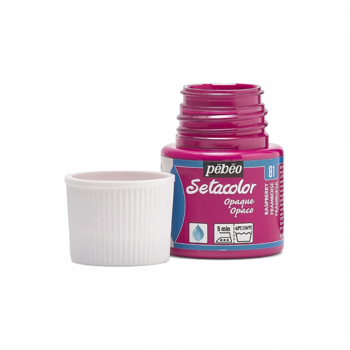 PEBEO - Pintura Para Tela Frasco 45 Ml Setacolor Textil Pebeo Color 81 - Frambuesa