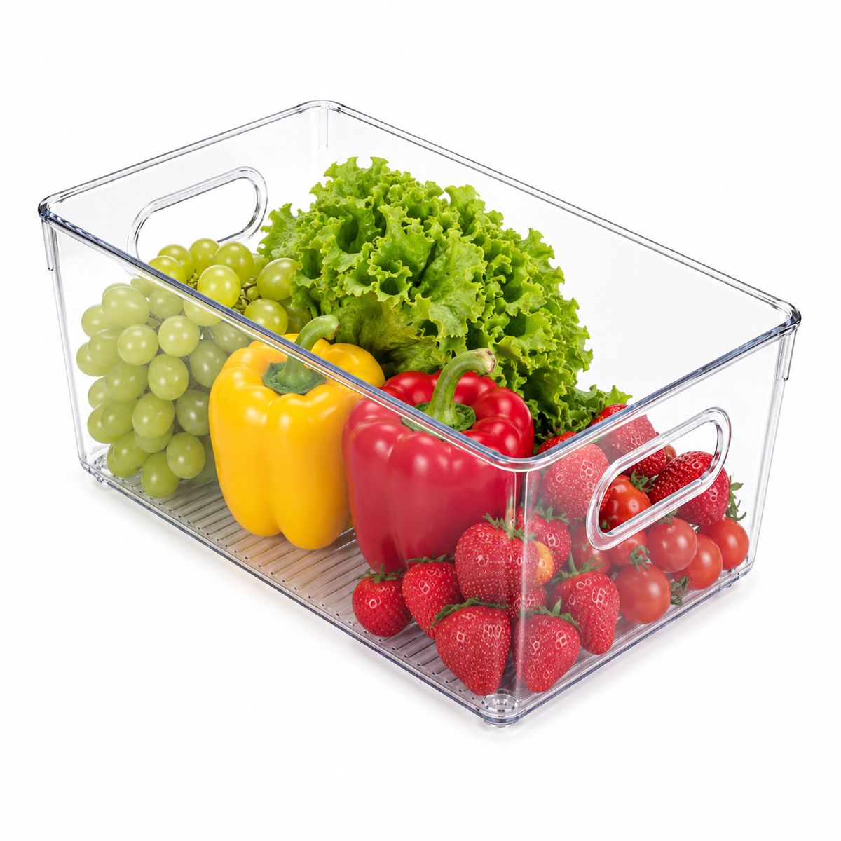 GENERICO - Organizador Transparente Multiuso para Refrigerador y Cocina
