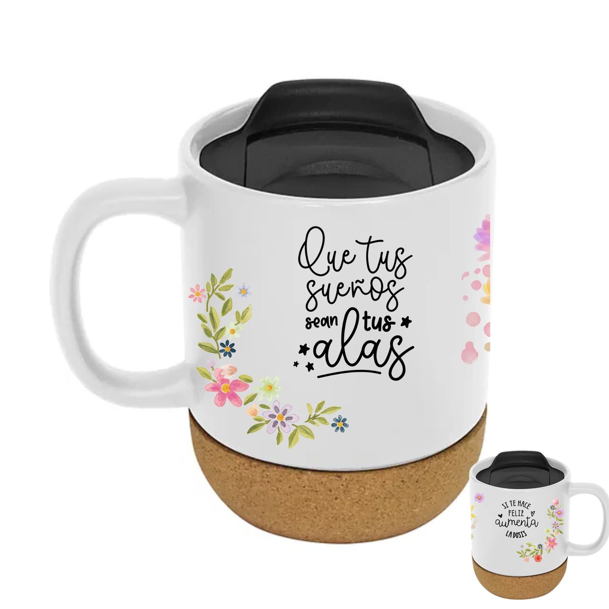 ROLY - TAZA MUG BASE DE CORCHO 380 ML