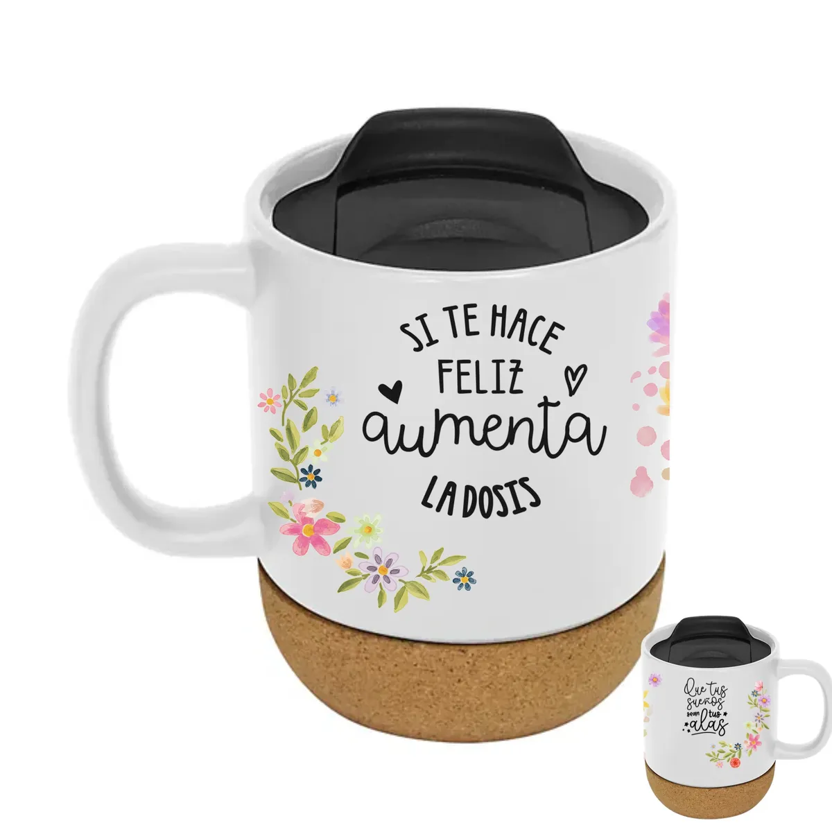 ROLY - TAZA MUG BASE DE CORCHO 380 ML