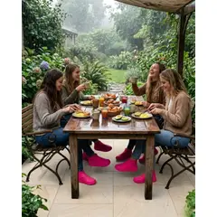 GENERICO - Fundas De Silicona Para Zapatos Lluvia Y Barro Talla S Rosa