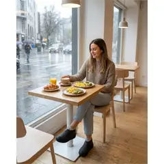 GENERICO - Set 6 Cubrecalzado Impermeable De Silicona Para Lluvia Talla M Negro