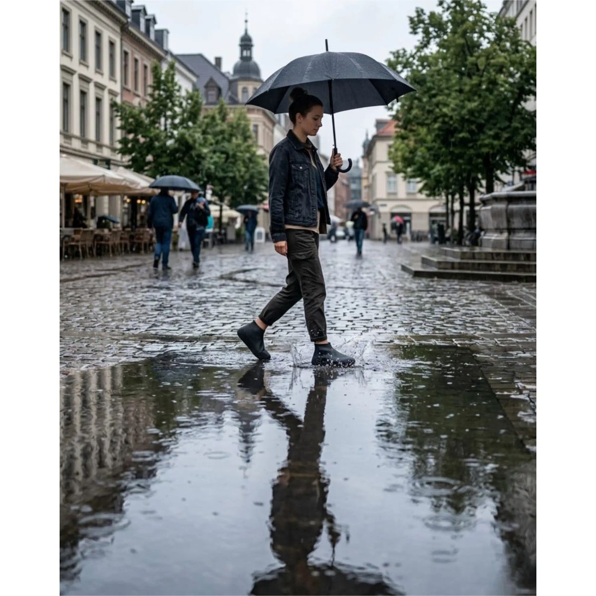 GENERICO - Funda Para Zapatos Impermeable De Silicona Invierno Talla S Negro