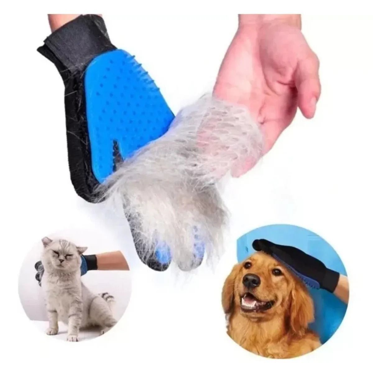 MOVI - Pack 2 Guantes Quita Pelos Para Mascotas