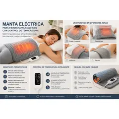 MOVI - Manta Térmica Eléctrica Ajustable para Alivio Muscular y Fisioterapia