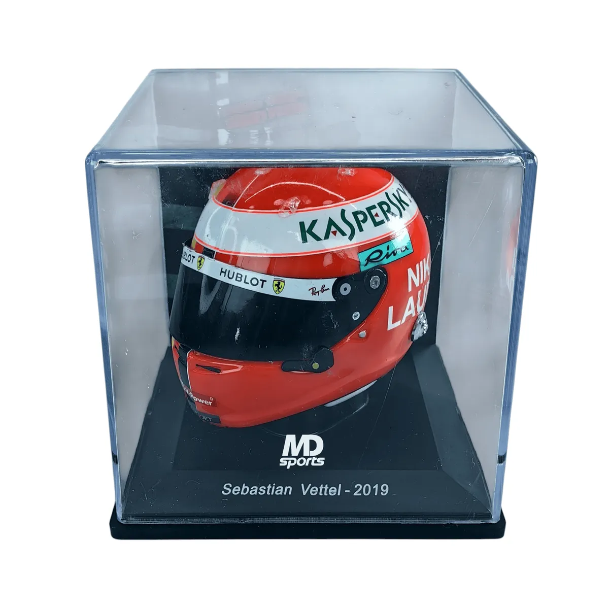 FORMULA 1 - Casco Formula 1 Sebastian Vettel Ferrari 2019 Tributo Niki Lauda Spark