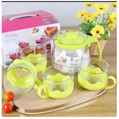 GENERICO - Set de tetera Infusor + 4 tazas