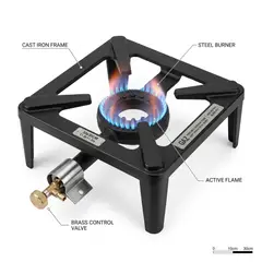 GENERICO - Cocina a Gas Portátil para Camping 30x30cm