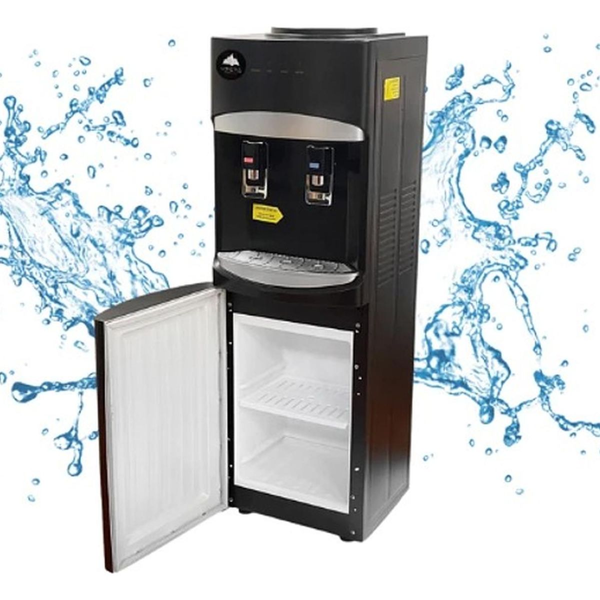 DALI - Dispensador De Agua Compresor Pedestal Dali 2 Llaves Eléctrico - Blanco