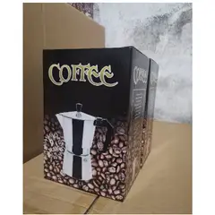 GENERICO - Cafetera Moka Italiana de Aluminio para 6 Tazas