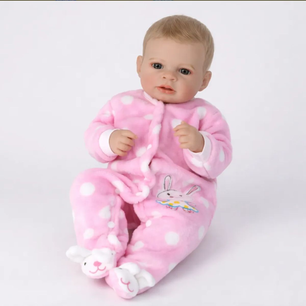 GENERICO - Muñeca Reborn De 48 Cm Vinilo Silicona Niña
