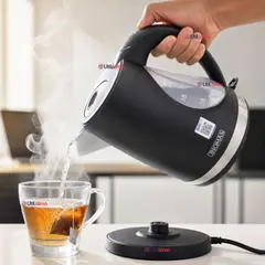 THOMAS - Hervidor Eléctrico 2lt Alta Potencia Tecnologia Alemana Negro