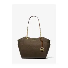MICHAEL KORS - Bolso de hombro Jet Set grande con logotipo