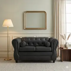 RUZAM MOBEL - SOFA 2 CUERPOS CHESTERFIELD