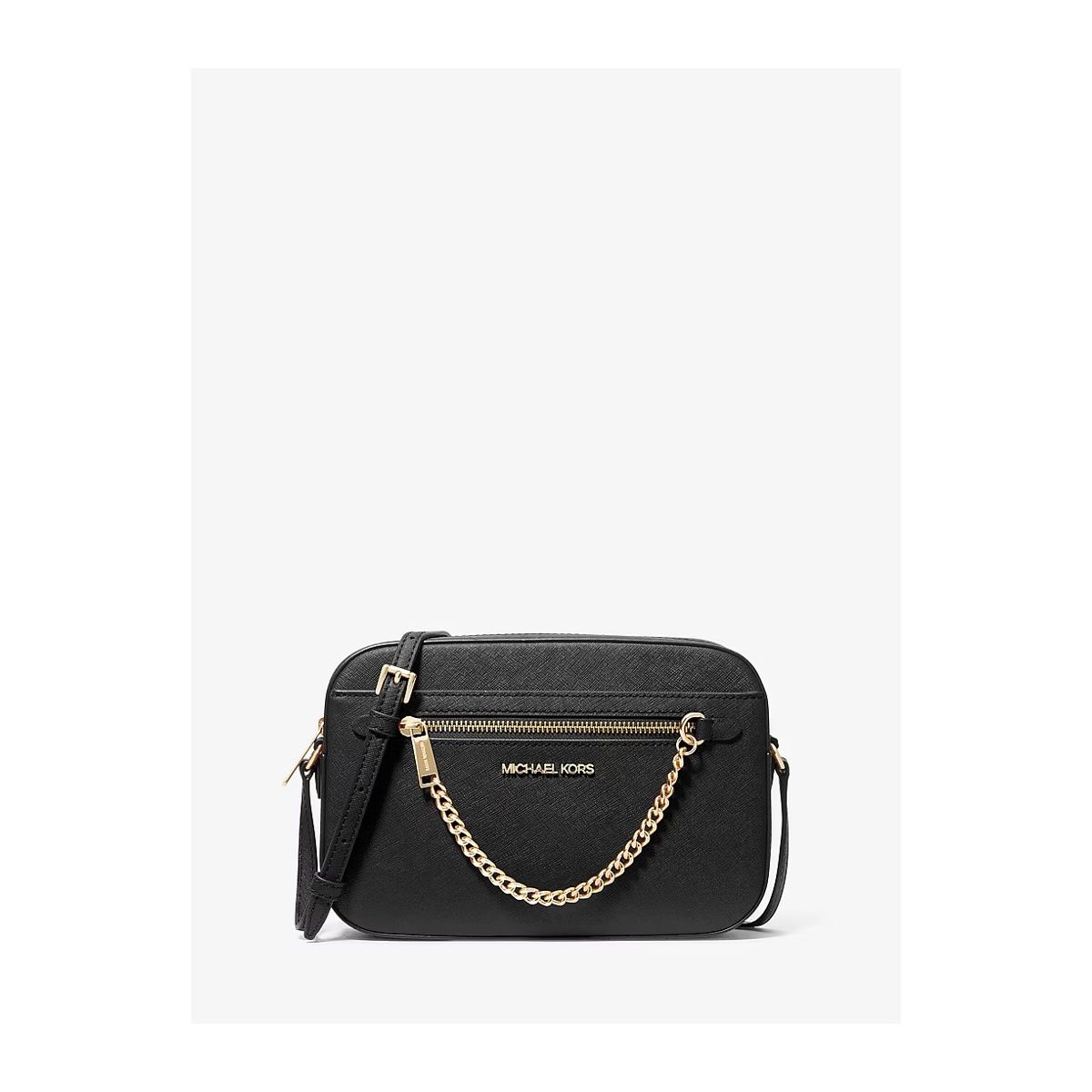 MICHAEL KORS - Cartera cruzada Jet Set grande de piel Saffiano