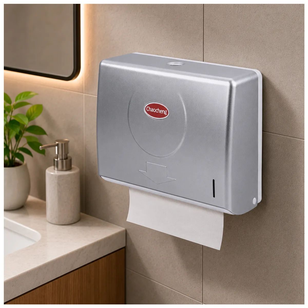 IRM - Dispensador papel toalla interfoliada pared