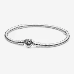 GENERICO - Pulsera Corazón Árbol Familiar Plata 925 – Diseño Delicado y Atemporal