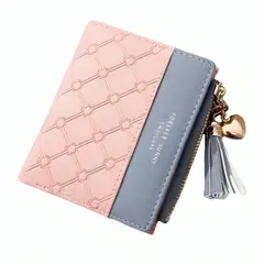 GENERICO - Billetera Tarjetero Monedero Elegante De Mujer Eco Cuero