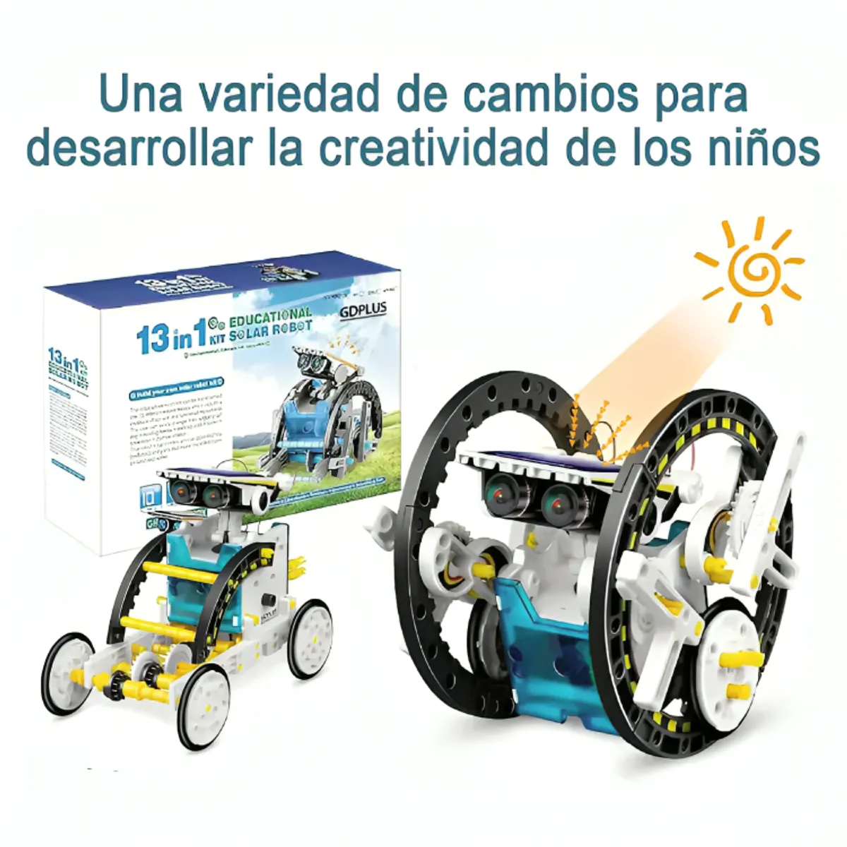 GENERICO - Robot Solar 13 En 1 Educativo Stem Robotica Didactico Niños