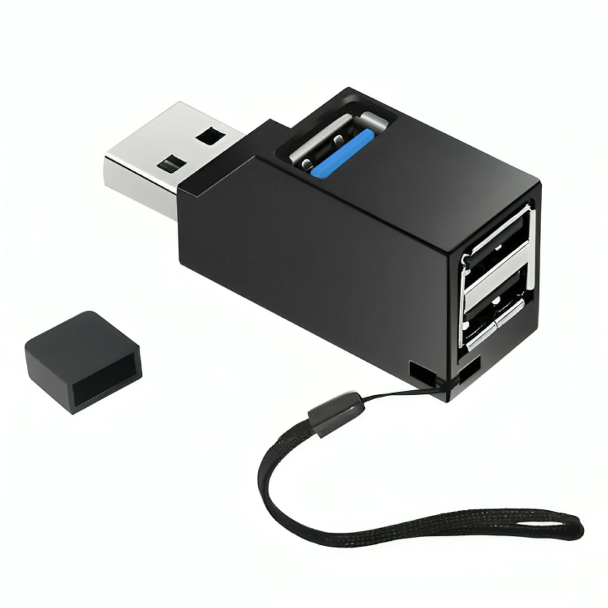 GENERICO - Mini Hub Splitter Usb 3x1 2 Usb 2.0 + Usb 3.0