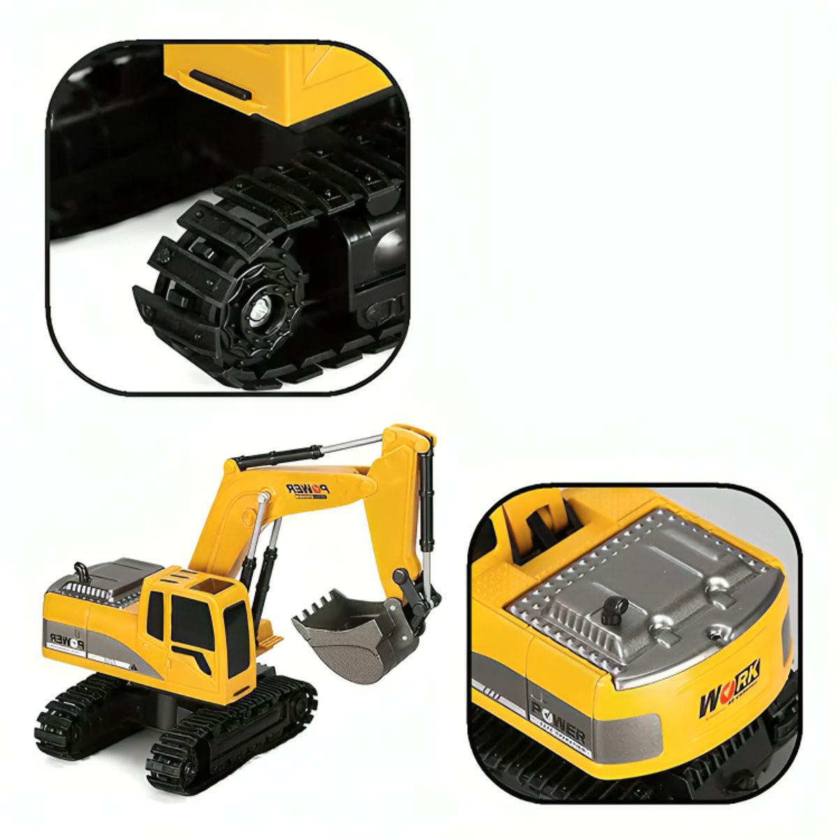 GENERICO - Excavadora Rc Control Remoto 124 Juguete Recargable