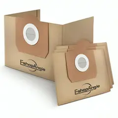 GENERICO - Set 10 Bolsas Papel Aspiradora Karcher Wd3 Mv3 Se4001 Nt20